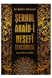 Şerhül Akaid Nesefi Tercümesi Taftazani