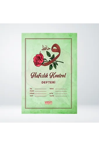 Hafızlık Kontrol Defteri