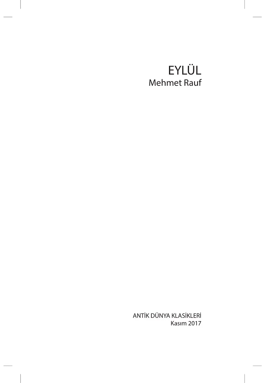 Eylül – Sayfa 1