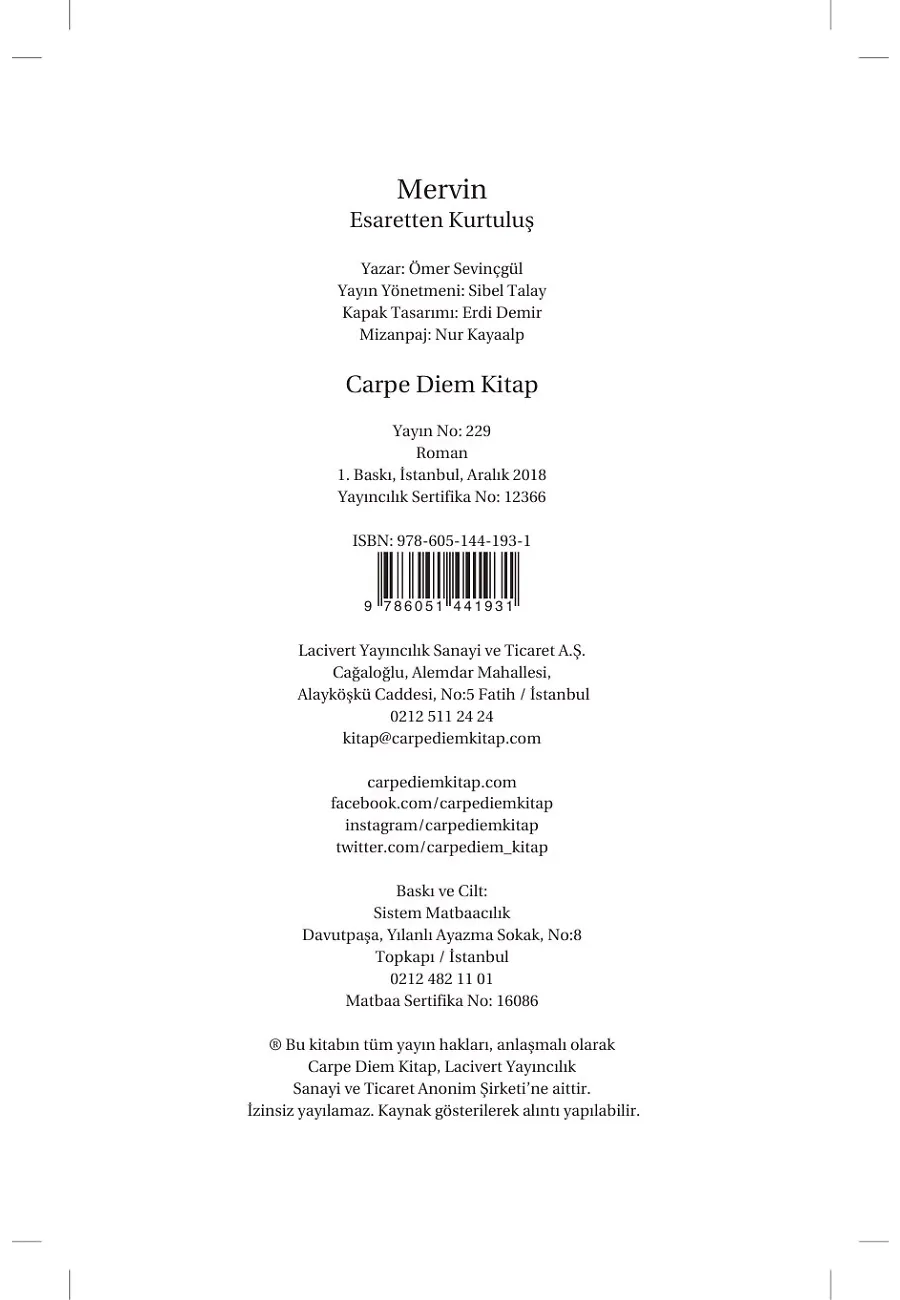 Esaretten Kurtuluş - Mervin 2 – Sayfa 1